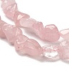 Natural Rose Quartz(Dyed & Heated) Beads Strands G-P497-01E-79B-4