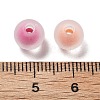 Frosted Transparent Acrylic Beads OACR-A032-14A-3