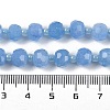 Natural Dyed White Jade Beads Strands G-H057-A22-12-5