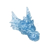 Dragon Resin with Natural Aquamarine Chips Inside Display Decorations PW-WG37610-09-1
