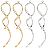 4Pcs 2 Colors Ion Plating(IP) 304 Stainless Steel Pendants STAS-YW0011-25-1