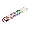 Aluminium Open Jump Rings ALUM-A005-01B-1