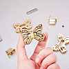 Zinc Alloy Bag Twist Lock Accessories PH-PALLOY-G233-02-3