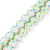 Handmade Bumpy Lampwork Beads Strands LAMP-F032-07B-1