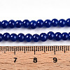 Baking Paint Imitation Jade Glass Round Bead Strands DGLA-Q021-4mm-33-4