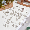 6 Bags Adjustable Iron Buckles IFIN-CY0001-05P-4