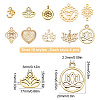 SUNNYCLUE Yoga Theme Alloy Pendants PALLOY-SC0002-87-2