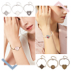 DIY Blank Dome Alloy Bracelet Making Kits DIY-GO0002-22-7
