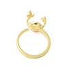 Brass Cuff Ring Settings KK-K297-15G-3