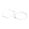 Non-Tarnish 304 Stainless Steel Earring Settings STAS-J037-04B-P-2