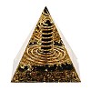 Orgonite Pyramid Resin Energy Generators DJEW-C019-01C-1