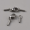 304 Stainless Steel Lobster Claw Clasps STAS-WH0044-06A-P-2