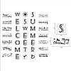 Plastic Drawing Painting Stencils Templates Sets DIY-WH0172-085-2