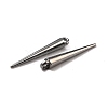 Tibetan Style Alloy Spike Pendants TIBEP-A16461-B-RS-2