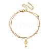 304 Stainless Steel Key Charm Chain Bracelets BJEW-M097-01B-G-4