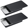 2Pcs Slide Top Tinplate Trinket Storage Boxes CON-SP0001-22B-03-1