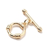 Rack Plating Brass Toggle Clasps KK-E034-09LG-3