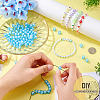 100Pcs 5 Colors Transparent Acrylic Beads TACR-TA0001-55B-6