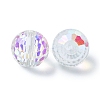 AB Color Plated Glass Beads EGLA-P059-02B-AB29-3