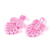 Handmade Chinese Frogs Knots Buttons Sets BUTT-WH0014-29B-2