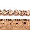 Electroplated Synthetic Non-magnetic Hematite Beads Strands G-L613-K01-01B-3