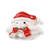 Christmas Rabbit Theme Opaque Resin Decoden Cabochons RESI-S397-01H-2