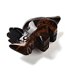 Natural Tiger Eye Carved Healing Rhinoceros Figurines DJEW-P016-01H-4