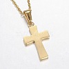 304 Stainless Steel Pendant Necklaces NJEW-P134-07-4