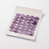 Natural Amethyst Gemstone Oval Cabochons G-J329-13-8x10mm-2