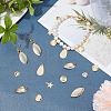 SUPERFINDINGS 56Pcs 7 Style Brass Pendants KK-FH0004-20-2