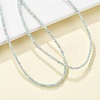 Natural Amazonite Beaded Necklaces NJEW-K114-A-A07-2