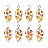 Alloy Enamel Pendants PALLOY-TAC0009-25P-E-1