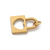 304 Stainless Steel Charms STAS-L281-004G-2