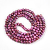Baking Paint Glass Beads Strands DGLA-N003-6mm-B03-3