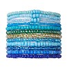 12Pcs 12 Styles Glass Stretch Bracelets BJEW-JB11032-02-1