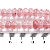 Cherry Quartz Glass Beads Strands G-P559-A12-01-5