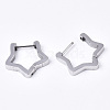 304 Stainless Steel Huggie Hoop Earrings EJEW-N016-002-3