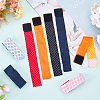 CRASPIRE 8Pcs 4 Colors Cloth Jersey Sleeve Bands AJEW-CP0005-97-3