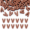 Opaque Acrylic European Beads OACR-TAC0019-006V-1