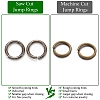 Brass Saw Cut Open Jump Rings KK-G514-01L-AB-2