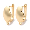 Brass Hoop Earrings Findings KK-B105-05G-01-1