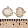 Natural Moonstone Faceted Oval Links G-B126-01G-13-3