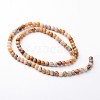 Round Natural Crazy Lace Agate Bead Strands G-J346-07-4mm-2