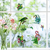 16 Sheets 8 Styles Waterproof PVC Wall Stickers DIY-WH0345-018-5