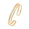 304 Stainless Steel Cuff Bangles for Women BJEW-B120-03G-03-4