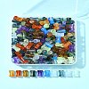250Pcs Gradient Color Transparent Acrylic Beads OACR-FS0001-93-9