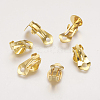 Brass Clip-on Earring Findings KK-H168-G-NF-1