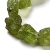 Raw Rough Natural Peridot Beads Strands G-P528-B05-02-3