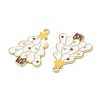 Christmas Alloy Enamel Pendants ENAM-D050-13B-02G-2