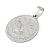 Non-Tarnish 304 Stainless Steel Pendants STAS-B071-02C-03P-2